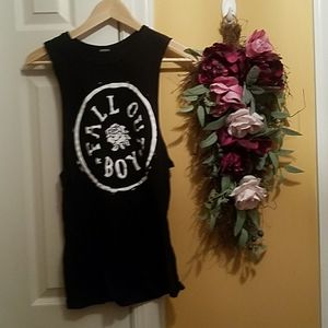 Fall out boy muscle tee